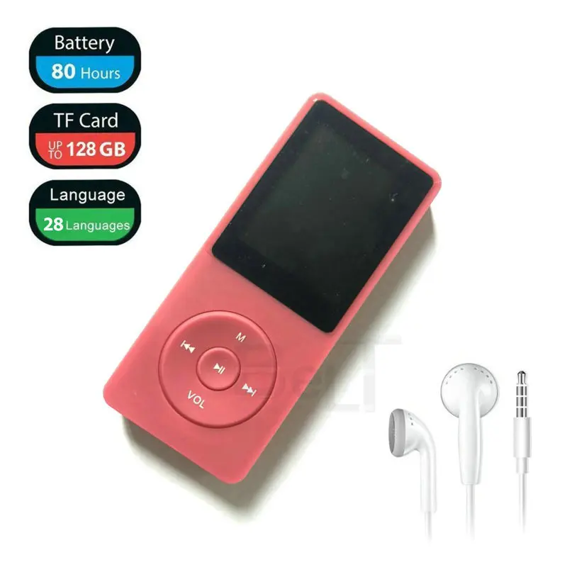 

Mini MP4 player 16GB With Built-in Speaker USB MP4 Music Player with speaker mp-4 mp4-player X02 mp 4 16GB player walkman FM