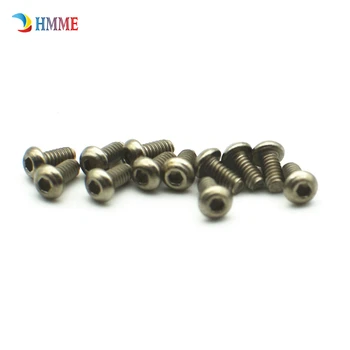 

Titanium Bolt M2 M2.5 x4-20mm Truss Head Hexagon Socket Ti Bolts Ti Color not Polished Cross Drive Titanium Screws Ti Fastener