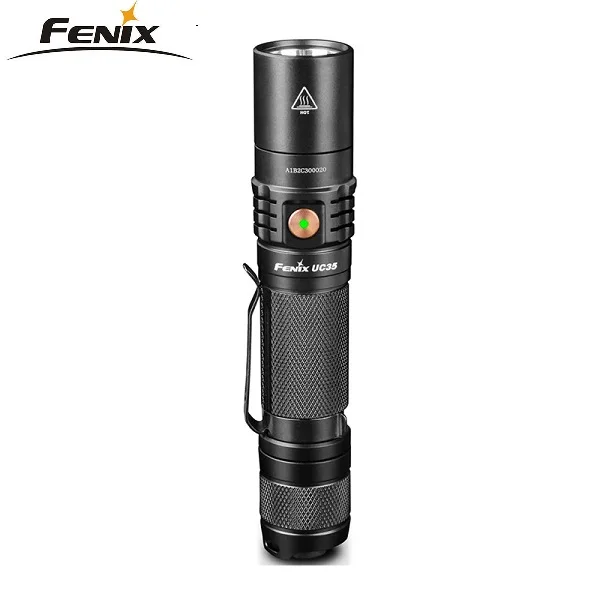  2018 nuevo Fenix UC35 V2.0 1000 lúmenes linterna táctica recargable LED Micro USB con batería de 35