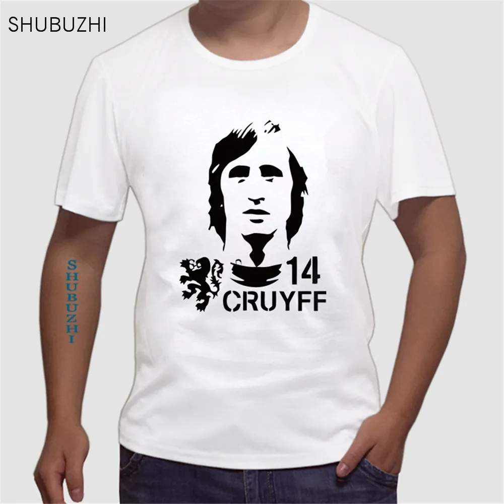 

brand funny men t shirt Hendrik Johannes Cruyff Holland Nederland Ajax The Godfather cotton t shirt euro size sbz446