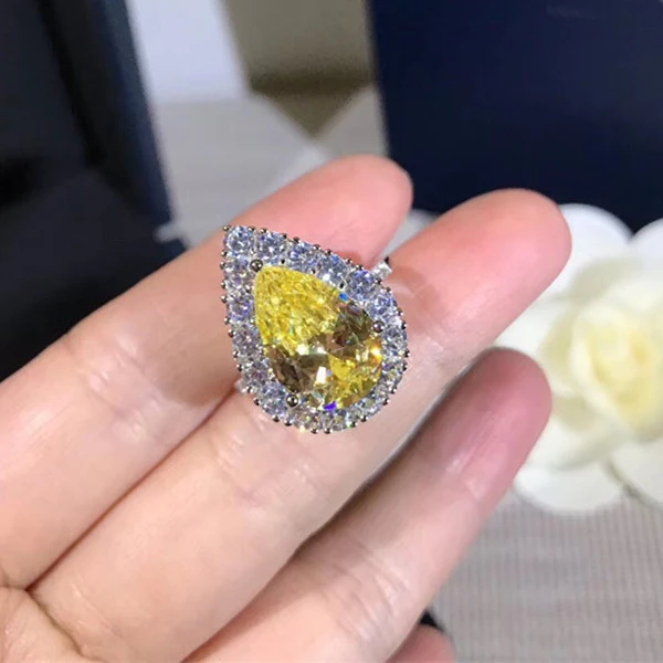 

Designer Fashion 925 Sterling Silver Jewelry 3A Cubic Zirconia Party Ring