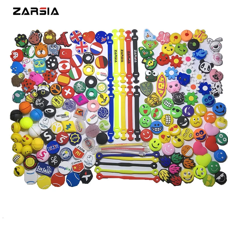 150 pcs(Assorted types) tennis racket vibration dampeners,Tennis damper Dampener Shock,tennis accessories