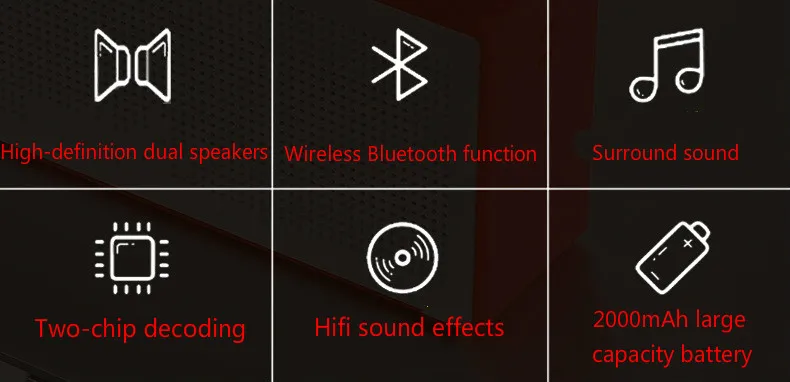 Bluetooth Speaker Outdoor Bicycle sports proof Portable Bluetooth Wireless audio mini Speaker Fm Radio Tf Card MP3 for phone (11)