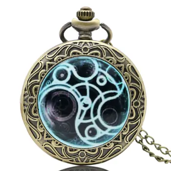 

2016 New Arrival Old Bronze Retro Doctor Who Design Pocket Watch For Men/Women/Boys/Girls