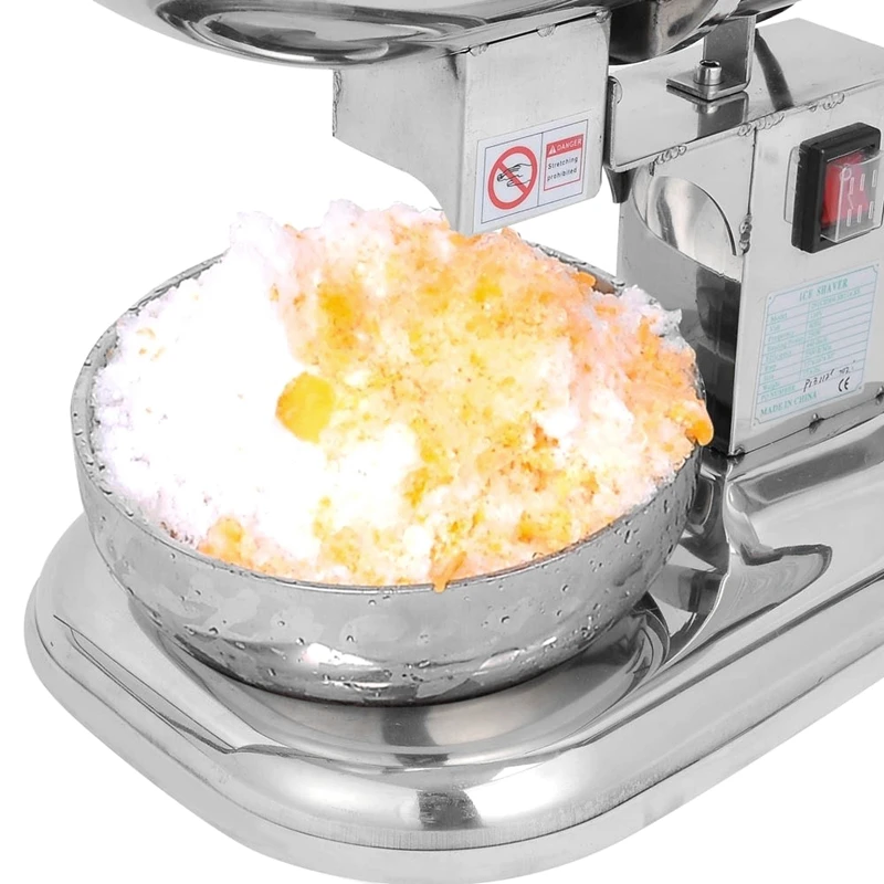 Домашнее использование 110 V 220 V полностью машина для приготовления мороженого из нержавеющей стали, производитель бритвы, дробилка для льда, машина для мороженого