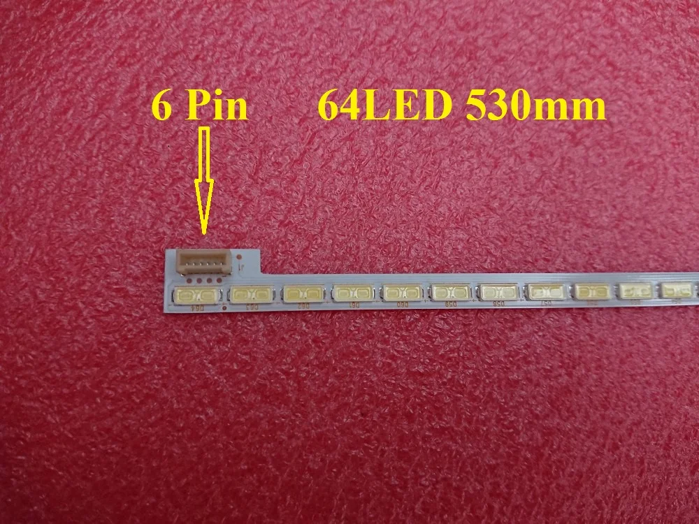 Nova 10 pçs lote 64LED 53 CM
