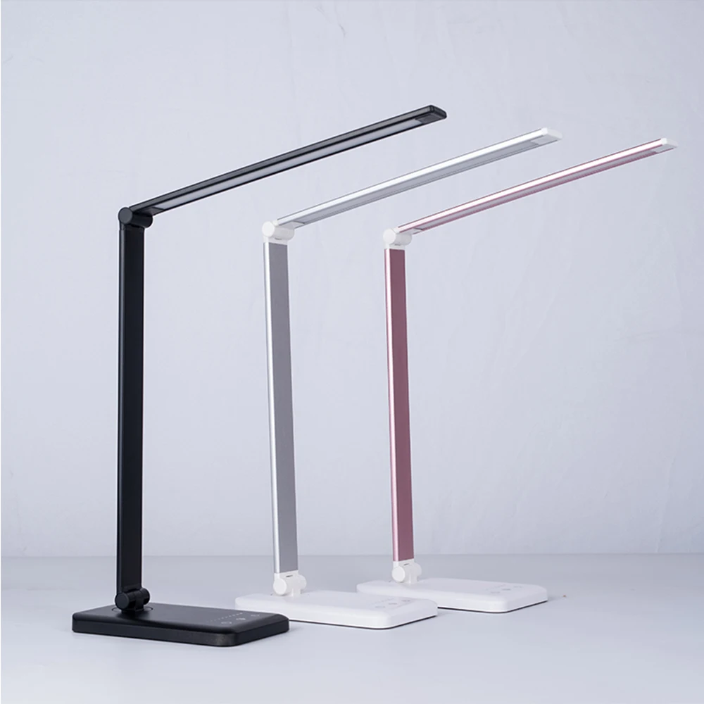 LAOPAO52PCSLEDDeskLamp5Colorx5DimableLevelTouchUSBChargeableReadingEyeprotectwithtimerTablelampNightLight