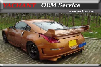 

Full Fiber Glass Rear Spoiler Blade with Base Fit For 2002-2008 350Z Z33 VS3 Style FRP Trunk Spoiler Blade with FRP Base