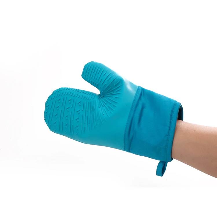 Силиконовые перчатки для духовки микроволновая печь изоляционный экспорт качества 21,5*4,5*1,3 см цвет случайный