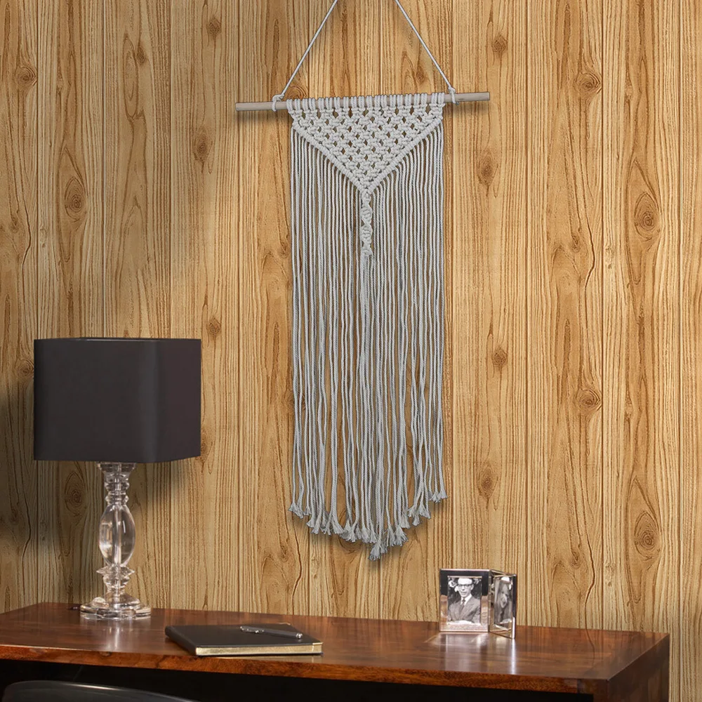 

Macrame Wall Hanging Decoration Woven Weaving Fiber Art Living Room Decorative Christmas Gift Boho Tapestries Decor