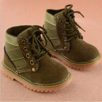 

Children Shoes PU Leather Baby Boys Shoes Martin Boots Waterproof Breathable Lace-Up Ankle Kids Girls Shoes Kids