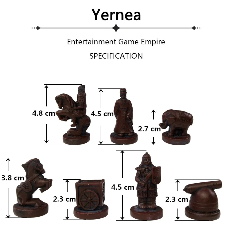 Yernea новый качественный Традиционный китайский шахматный игровой набор из смолы