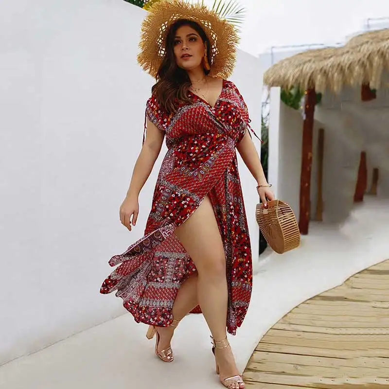 bohemian outfit for chubby female