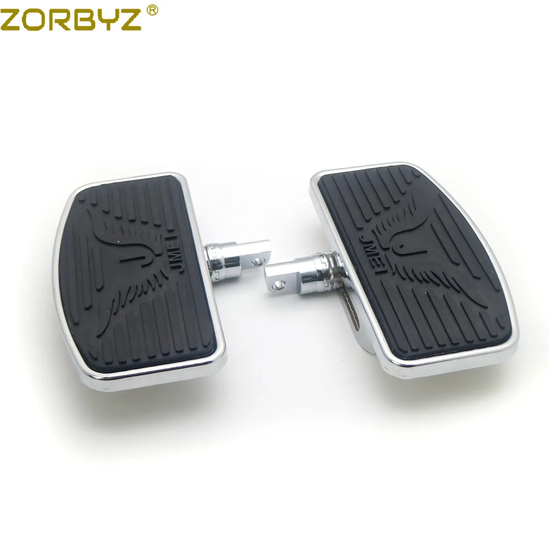 

ZORBYZ Pair Black Adjustable Rear Passenger Floorboard Footboards Footrest For Harley Sportster 883 1200 Dyna