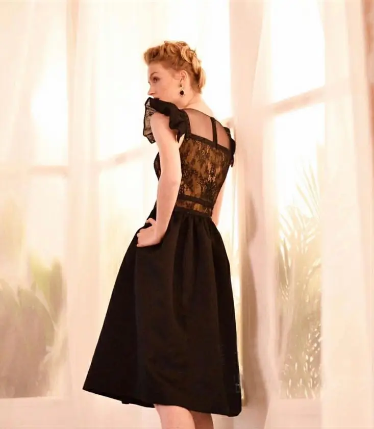Прямая GORB Европейская мода высокого класса на заказ Брендовое черное высокое качество подиумное женское вечернее платье