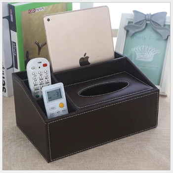 

RSCHEF Napkin Boxes Car Napkin Tissue Case Toilet Bathroom multi-function Leather Tissue Canister Paper box Napkin Holder Case