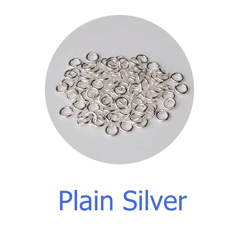 6 Sterling Silver Buttons, Oval Button Beads, Plain Buttons, 925