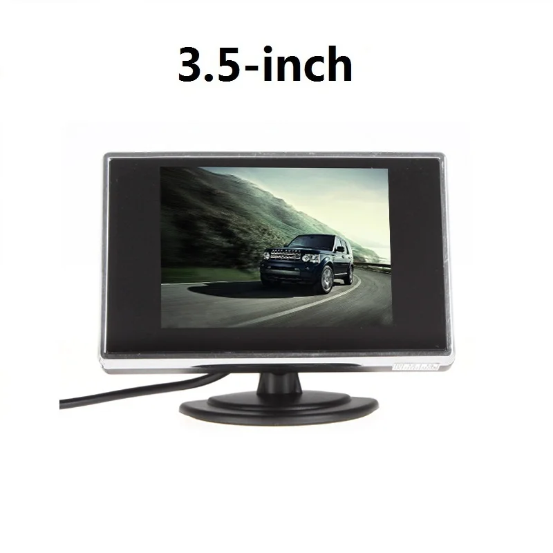 

3.5 Inch Mini TFT LCD Monitor 3.5" Display Screen Car Reverse Backup Parking Monitor for Car Rearview Rear View Camera DVD