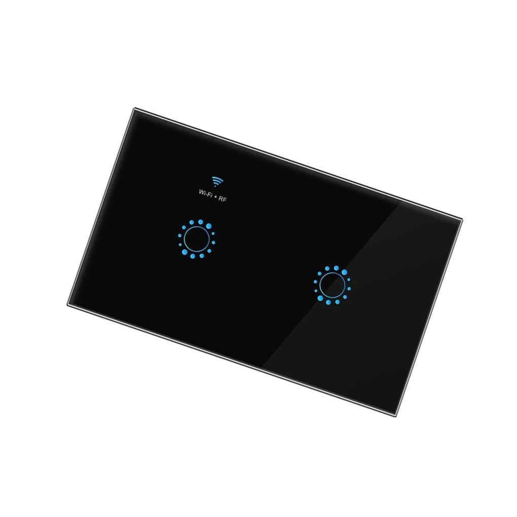 Замена для Alexa Google Smart Touch Выключатель света WiFi RF приложение дистанционное управление WiFi умный настенный выключатель стандарт США/Австралии - Цвет: NO.3