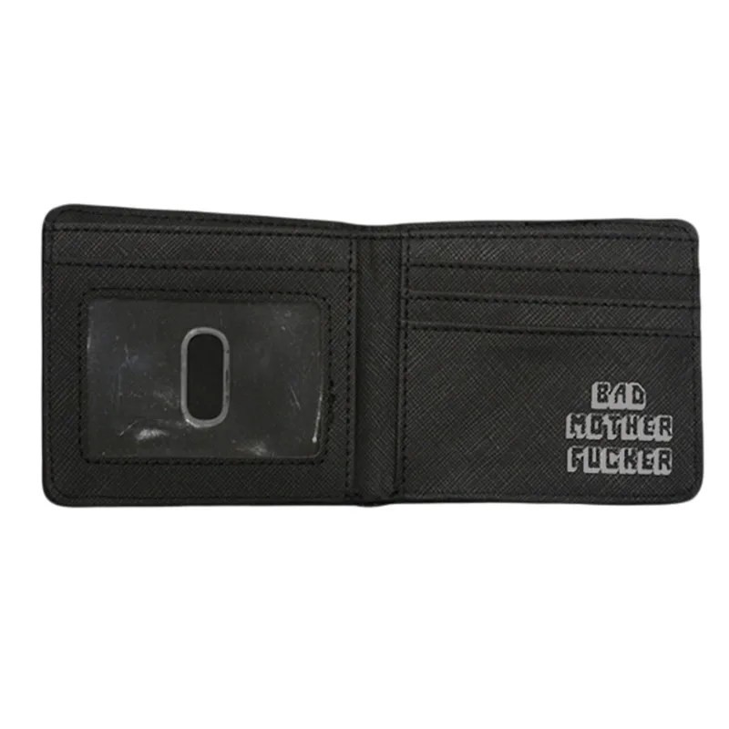 Wallet With Zipper Coin Pocket Bad Mother Boys Wallet Card Holder Vintage Gift Purse Wallet With Zipper Coin Pocket Bad Mother Boys Wallet Card Holder Vintage Gift Purse
