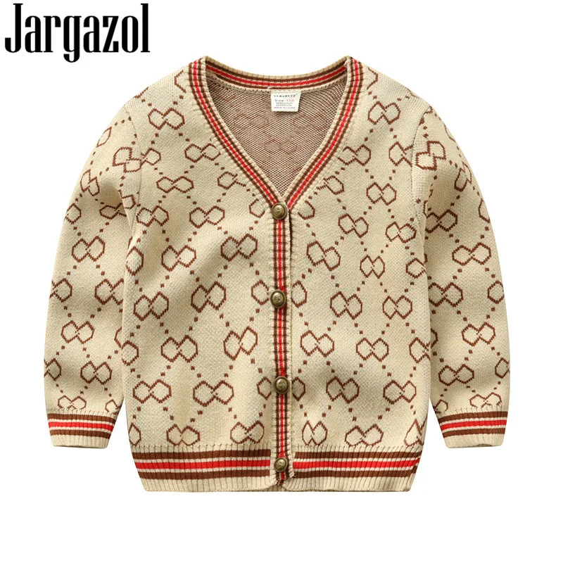 

Jargazol Boys Sweaters Girls Cardigan Pull Fille 2018 Autumn Winter Fashion Long Sleeve Tops Toddler Baby Girl Boy Clothes