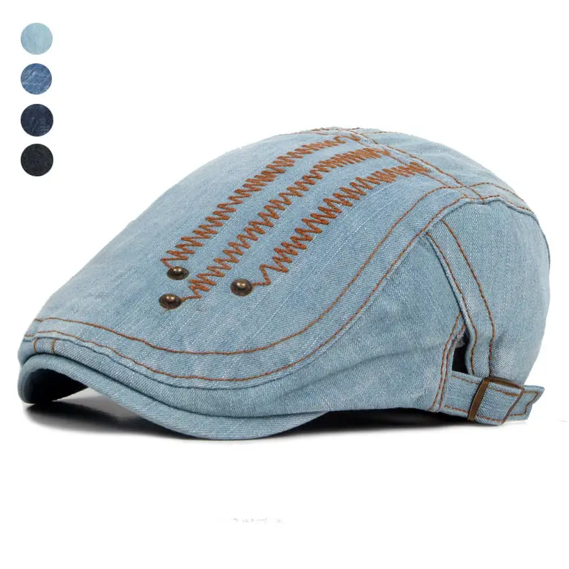 2016 New Fashion Gatsby Newsboy Jeans Cap Men Denim Hat Golf Driving Flat Cabbie Unisex Denim ... 2016 New Fashion Gatsby Newsboy Jeans Cap Men Denim Hat Golf Driving Flat Cabbie Unisex Denim ...