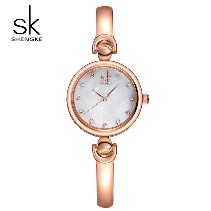 SK Brand Fashion Stainless Steel Wrist Watches Luxury Women Gold Silver Dress Watch Quartz Watches Relogio Feminino S0013 SK Brand Fashion Stainless Steel Wrist Watches Luxury Women Gold Silver Dress Watch Quartz Watches Relogio Feminino S0013