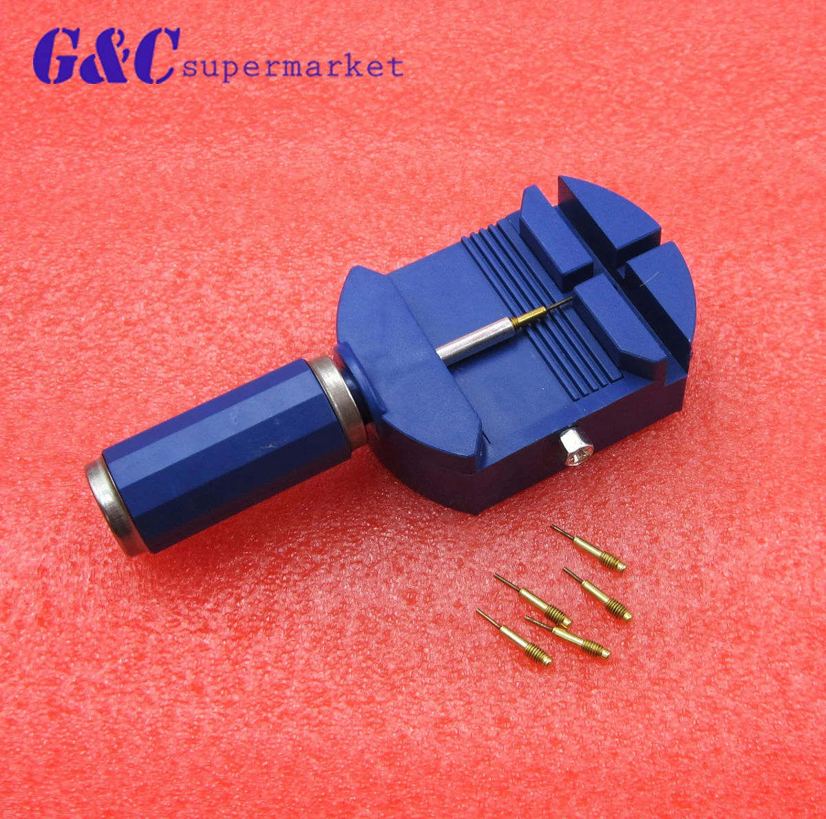 

Watch Band Bracelet Adjuster Watch Band Strap Link Repair Tool With Extra 5 Pins