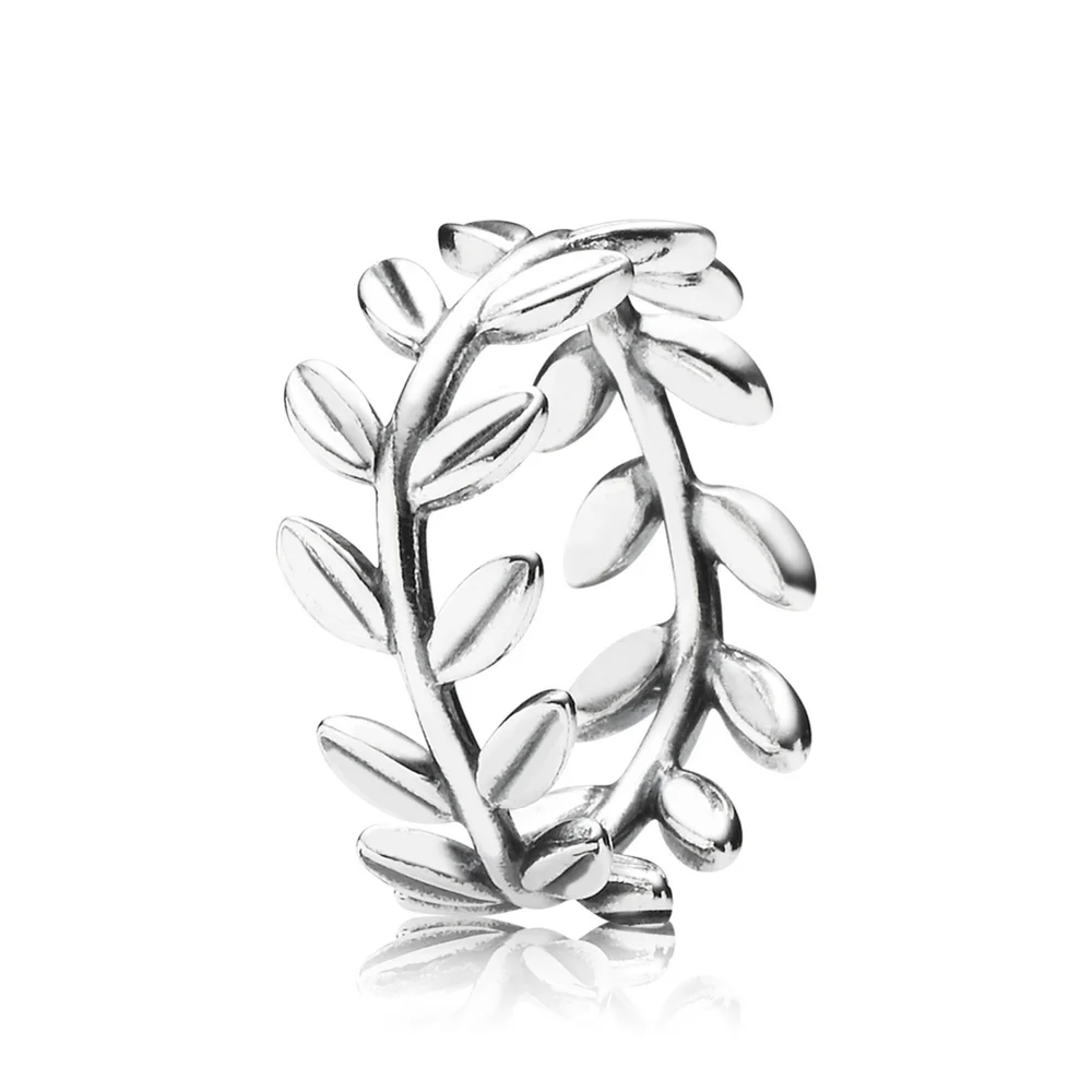 

Authentic 925 Sterling Silver Original Laurel Wreath Europe Ring For Women Bead Charm Wedding Birthday Gift DIY Jewelry