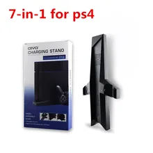 Multifonction Console Stand Dock De Refroidissement Ventilateur Contrôleur Chargeur Support De Charge W/3 USB Hub pour Playstation 4 PS4 P4 contrôleur