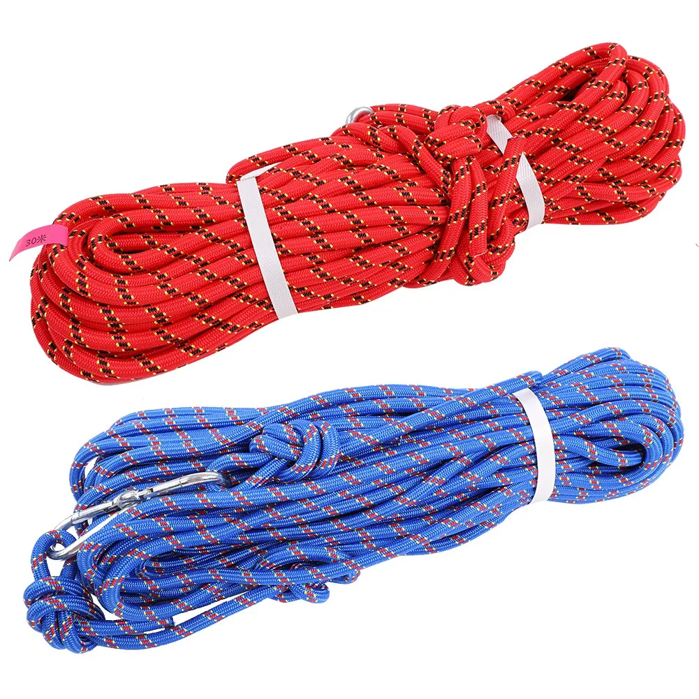 2 Colors 30m Climbing Rope Polyester Outdoor Rescue Rock Climbing