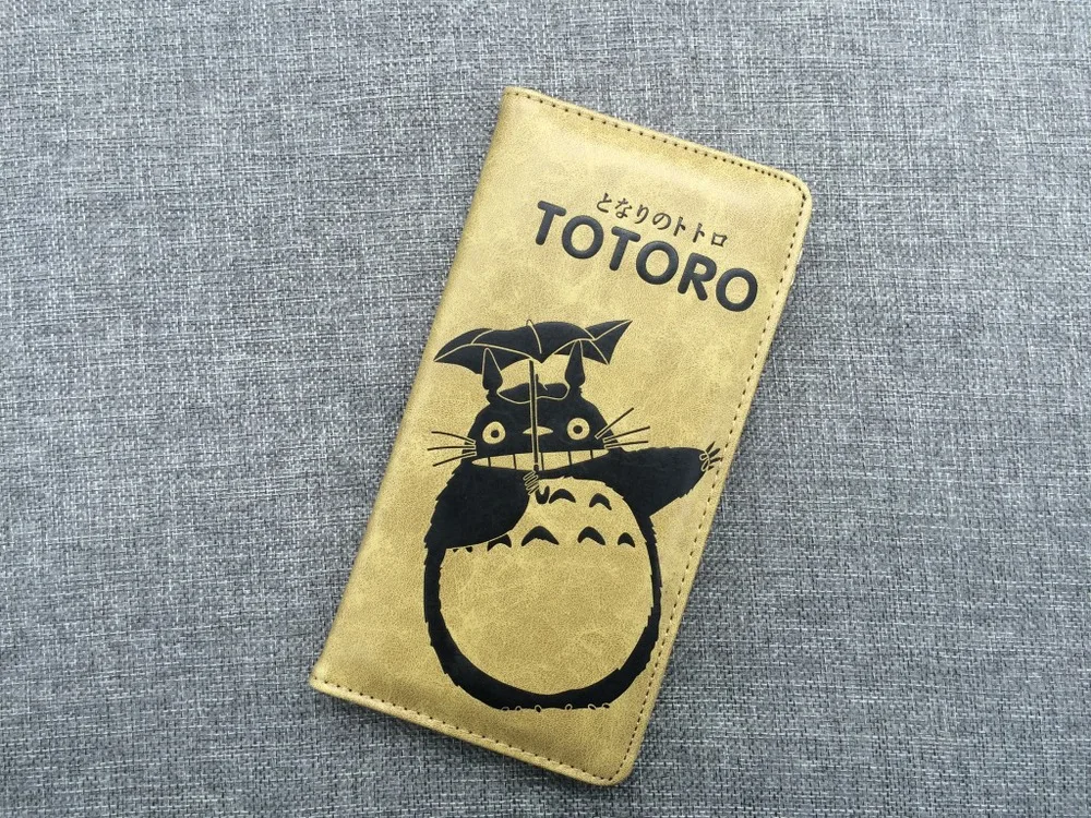 

The new Q version of cartoon chinchillas Hayao Miyazaki around the quality PU vertical zipper magnetic buckle long wallet wholes