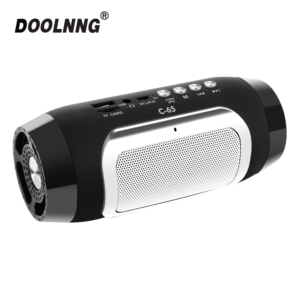 

C-65 HIFI Portable wireless Bluetooth Speaker Stereo Soundbar TF FM Radio Music Subwoofer Column Speakers for Computer Phones