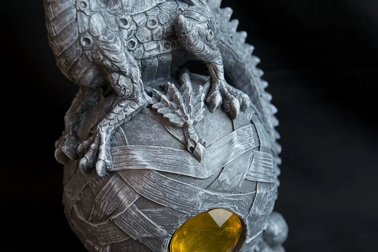 Ручная гравировка художественная статуя Западного дракона Статуя скандинавского мифа Готическая декоративная модель Zhaocai Набор декоративных изделий