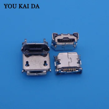 

100x Micro USB jack Connector Charging Socket for Samsung I9100/I5500/I5508/S3650/S5560/S5600/S5603/C3730C/C5510U USB Jack