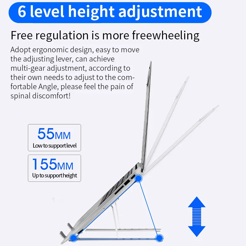 Складной портативный ноутбук стенд Угол обзора/высота регулируемая качество macbook Ноутбук Алюминиевый сплав кронштейн ноутбук охлаждающая подставка