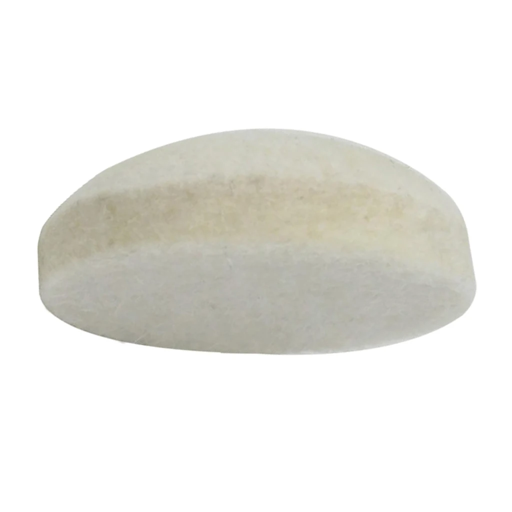 2pcs Bass Kick Drum Beater Wool Felt Pedal Beater Head for Drum Set Kit 34x13mm