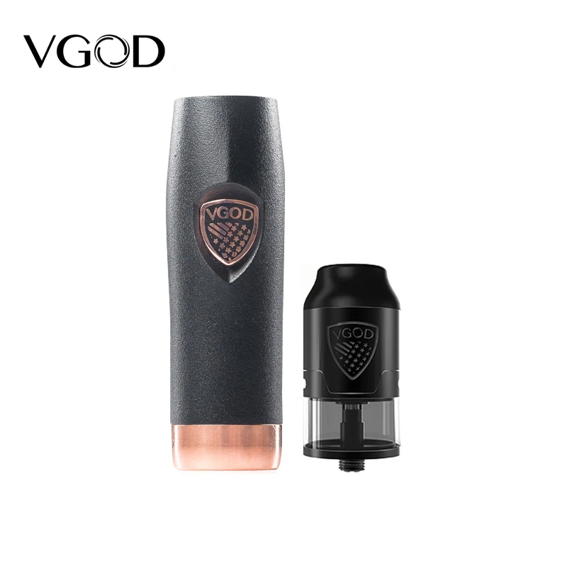 Электроник Sigara VGOD Elite Mech коробка мод с Чехол Vape с 4 мл VGOD Elite RDTA Ремонтопригодный капельный распылитель - Цвет: Mod with RDTA BLACK