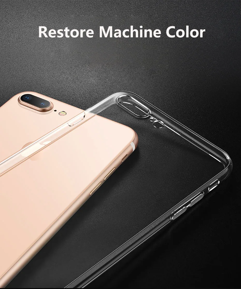 YAMIZOO Case For iPhone 5 se 5s Case Transparent Soft Silicone Shockproof Back Cover On x 6 Coque For iPhone 7 8 6s 6 Plus Case  (2)