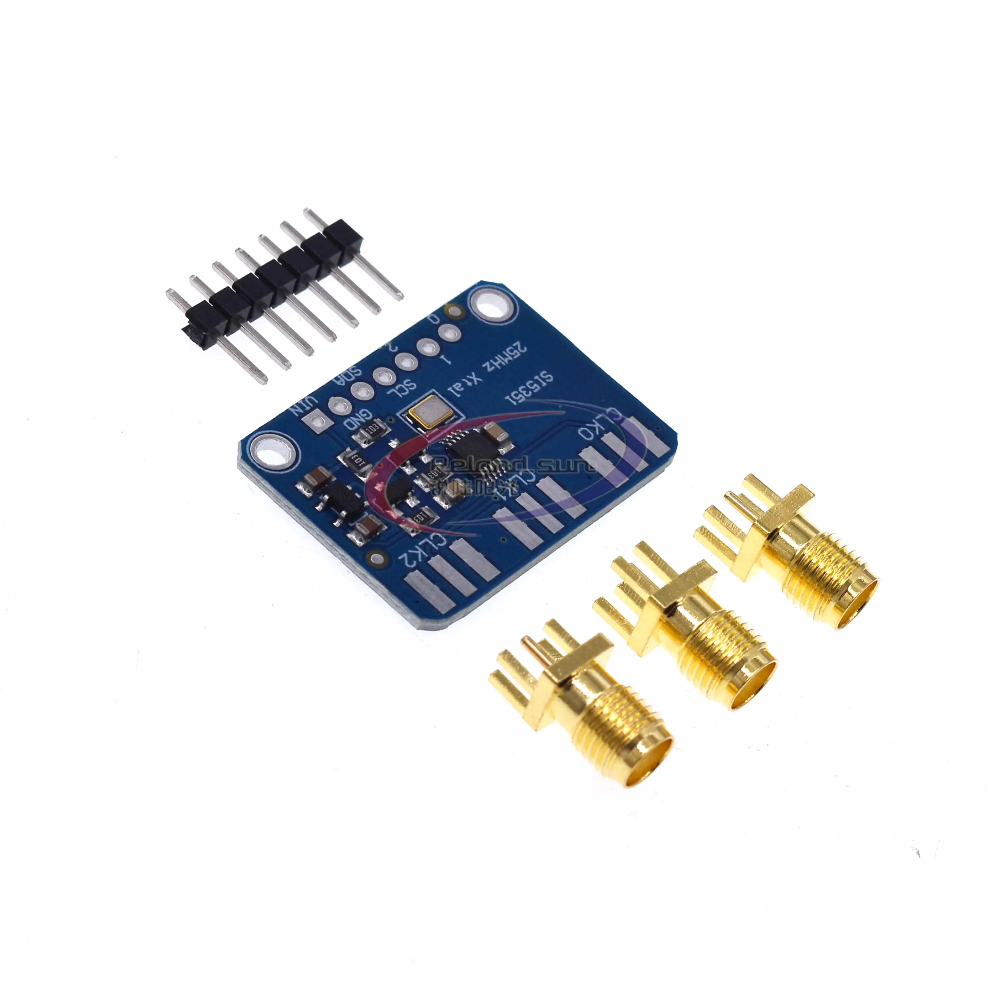 

CJMCU-5351 Si5351A Si5351 I2C Clock Generator Breakout Board Module Signal Generator Clock 8KHz-160MHz For Arduino DC 3V-5V
