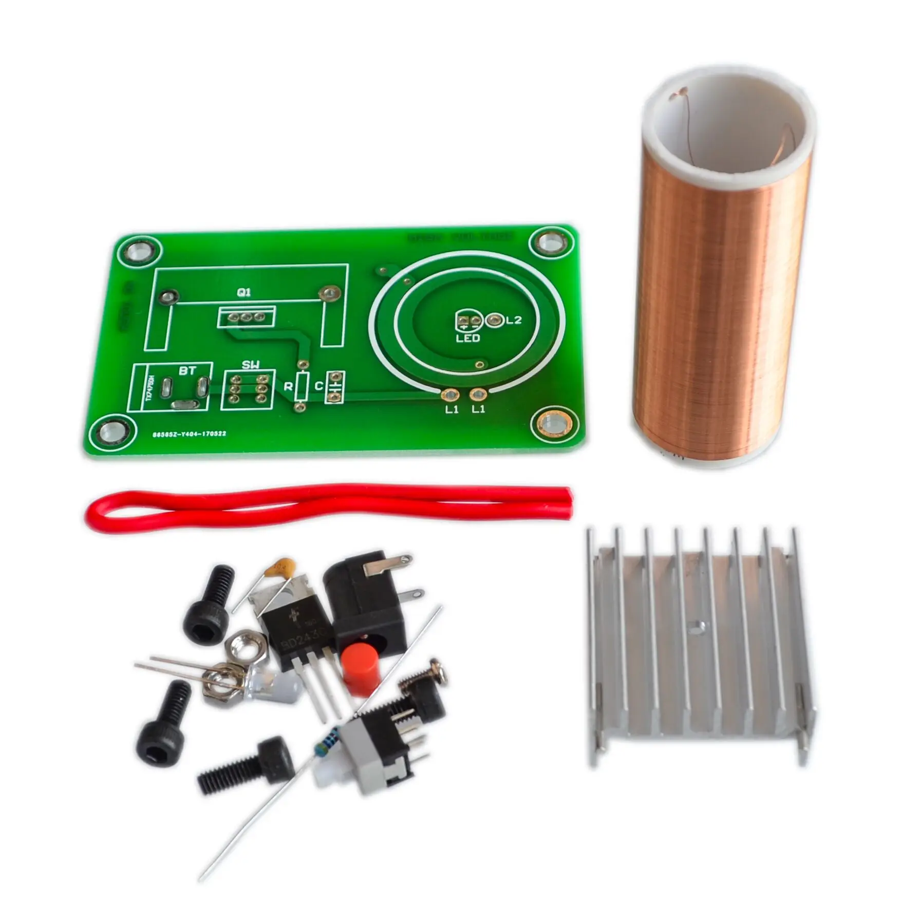 15W Mini Tesla Coil Plasma Speaker Kit Music Wireless Transmission Board Module DC 15-24V for DIY 