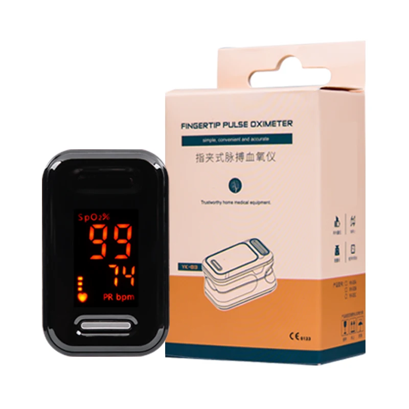 

Medical Finger Pulse Oximeter Finger Clip Heart Rate Monitoring Heart Beat Pulse Oximeter Household