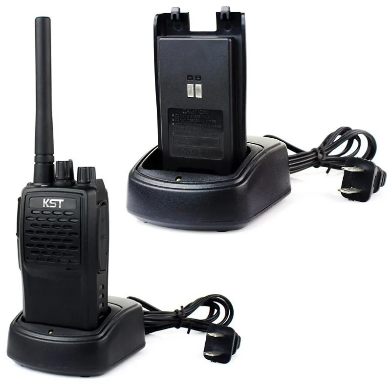 2pcs New Black Portable Ham CB Radio Walkie Talkie KST K N2 8W 16CH UHF