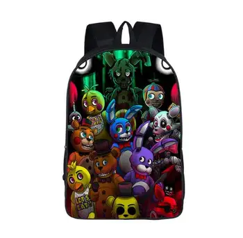 

Five Nights at Freddy Backpack Women Men FNAF School Bags Teenager Kids Bagpack Five Nights at Freddys Bag Children Book Bags