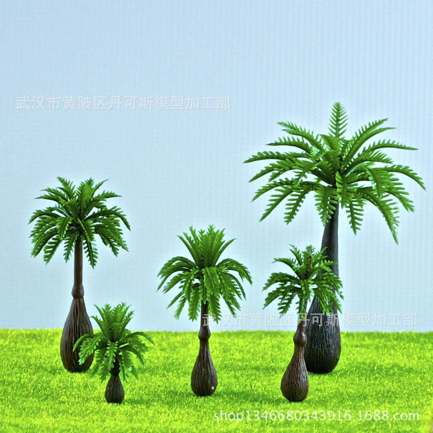 

Wholesale 2017 Coconut Palm Trees Model for Railroad Layout Landscape SceneryMiniatures Building Kits Dollhouse Decoration