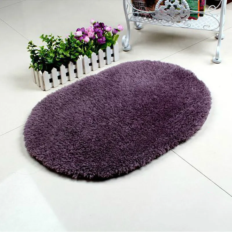 

Vogue Absorbent Soft Memory Blanket Bathroom Bedroom Floor Shower Mat Rug Non-slip Pure Color Pad