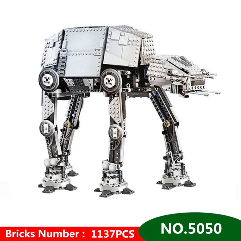 

Star Wars AT-the AT Robot Toy Electric Remote Control Model Diy Building Blocks Bricks Toys For Children Kids Gift