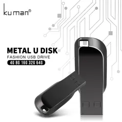 Куман Металл USB Flash Drive 64 GB 32 GB 16 GB 8 GB 4 GB Flash Drive Портативный 128 Гб памяти флешки хранения флэш-диск для ПК