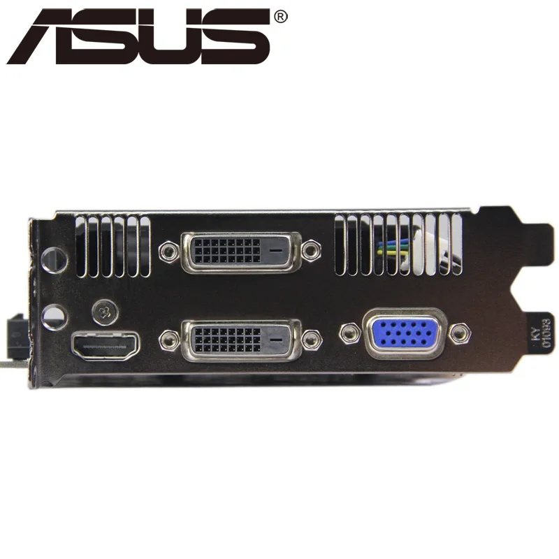 ASUS видеокарта Оригинал GTX 750Ti 2 Гб 128 бит GDDR5 видеокарты для nVIDIA Geforce GTX750Ti Hdmi Dvi б/у VGA