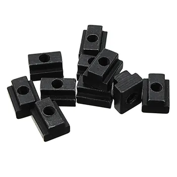 

10pcs M6 T Slot Nuts Set Black Oxide Finish T-slots Nut For T Track New